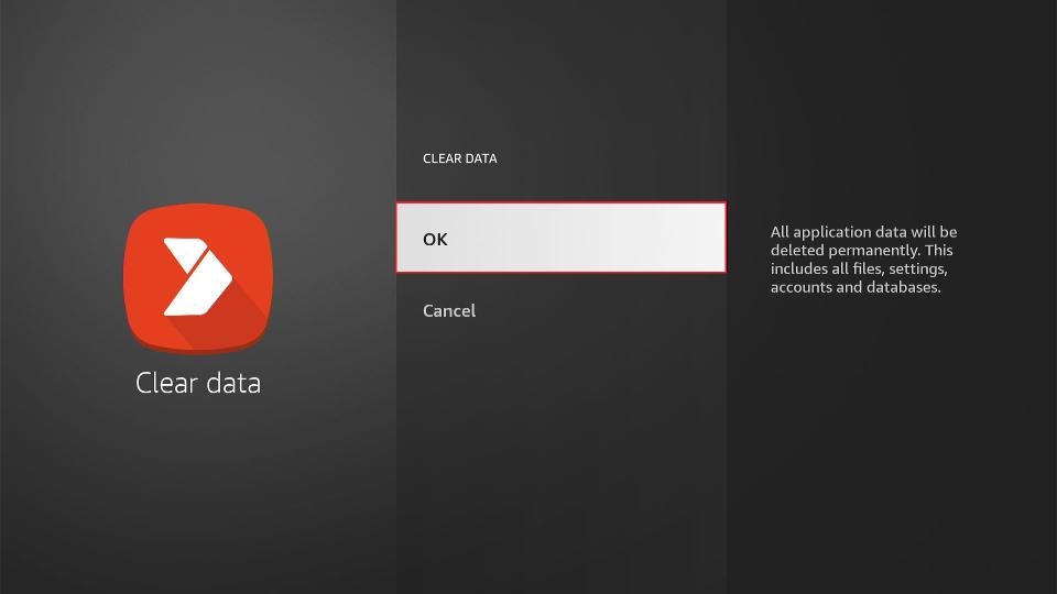 click Uninstall and confirm the removal to remove apps from firestick