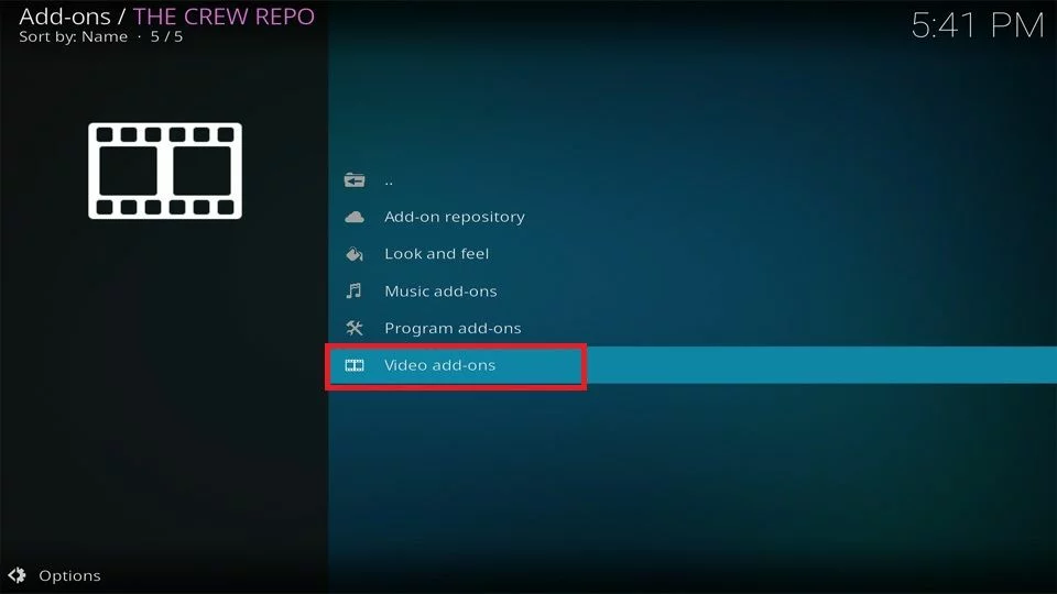 kodi Video add-ons