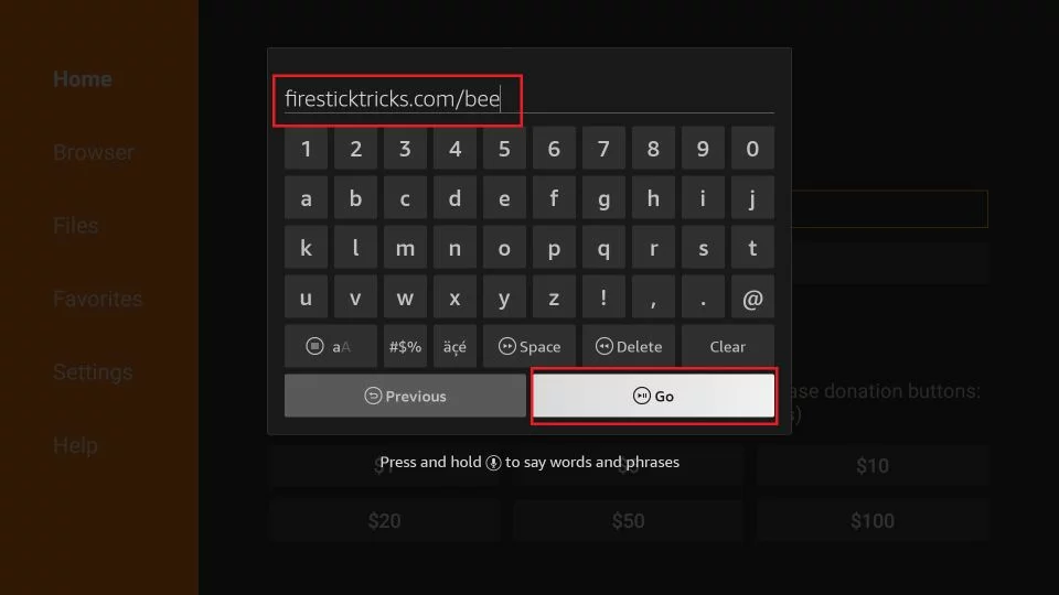 Use the onscreen keyboard