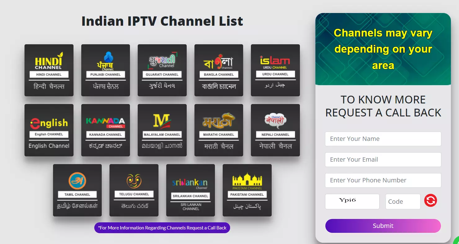 Channels List