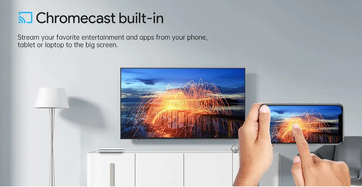 Mecool KM2 Plus Deluxe Chromecast Built-In