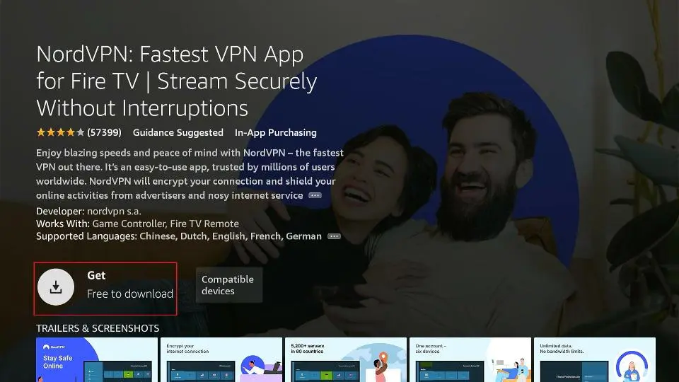 Fire TV NordVPN